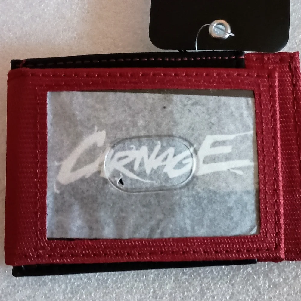 Marvel Heroes Villains Carnage Spider Logo Pocket Credit Card Wallet NEW